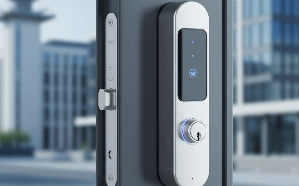 Gölcük akıllı kilit sistemi montajı: Parmak izi okuyuculu modern kilit, Gelenek Kilit uzmanlığıyla yüksek güvenlik sunuyor.